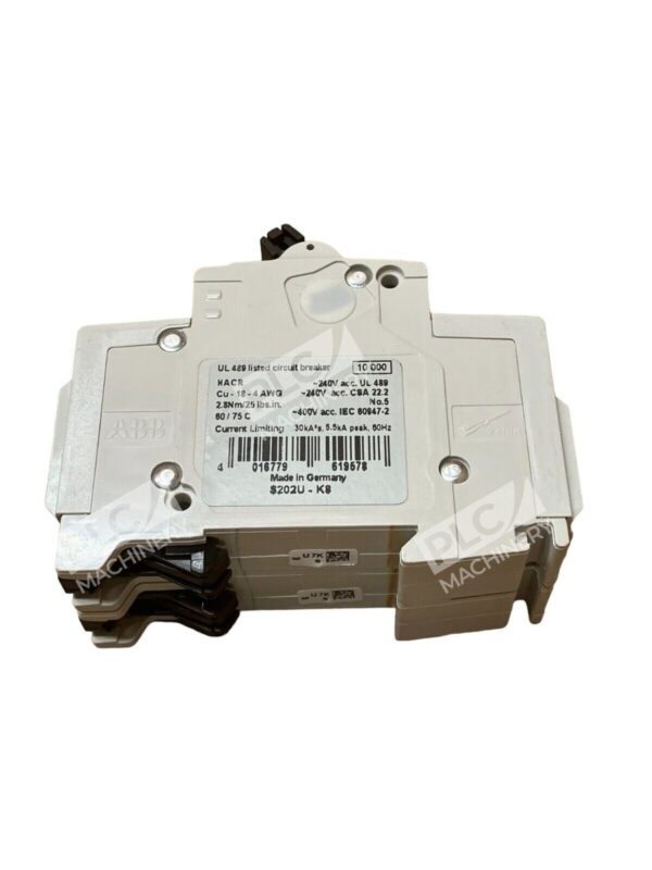 ABB S202U-K8 2 Pole Circuit Breaker 8A - Image 4