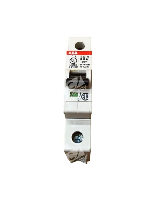 ABB S201UK8A 1 Pole Circuit Breaker 8A (lot of 3) - Image 2