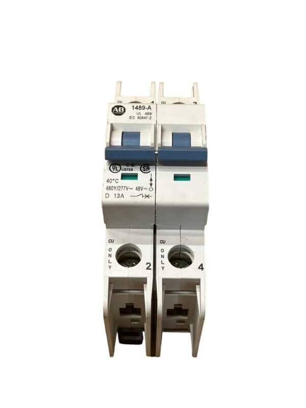 Allen Bradley 1489-A2D130 /A 2 Pole Circuit Breaker 13A