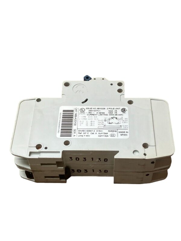 Allen Bradley 1489-A2D130 /A 2 Pole Circuit Breaker 13A - Image 2