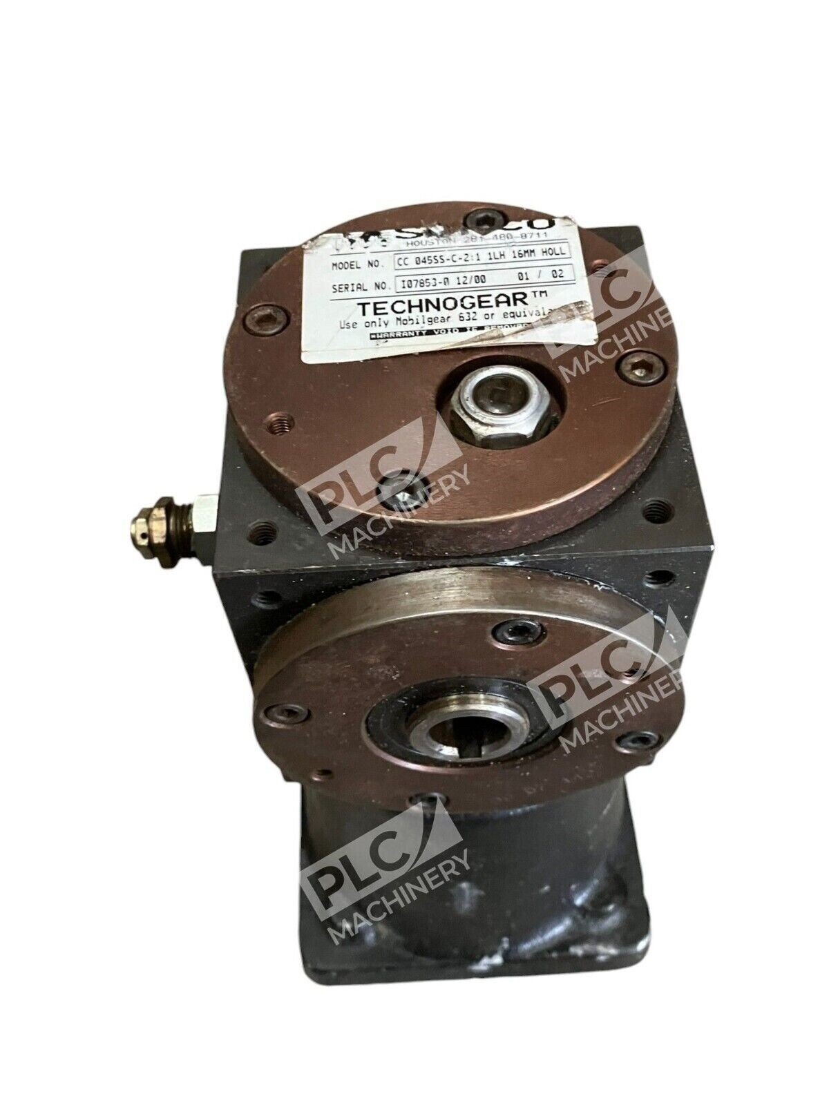 Sipco Technogear CC 045SS-C-2:1 1LH 16MM HOLL