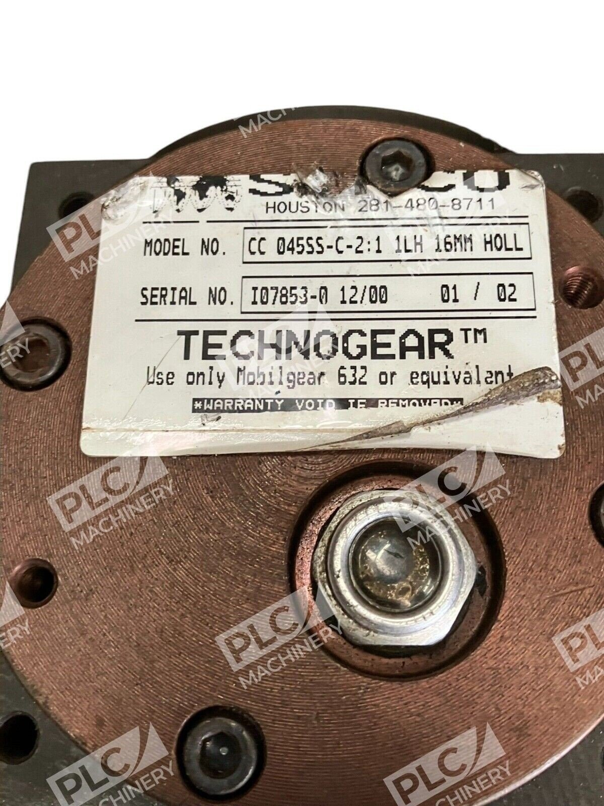 Sipco Technogear CC 045SS-C-2:1 1LH 16MM HOLL - Image 2