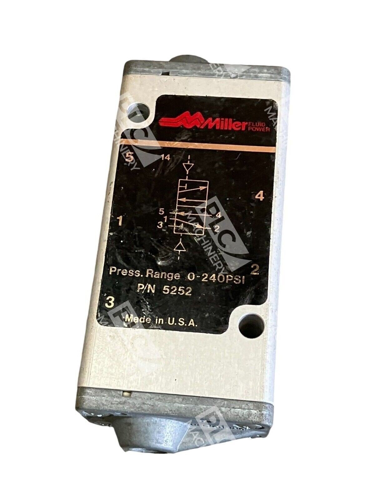 Miller Fluid Power 5252 0-240PSI