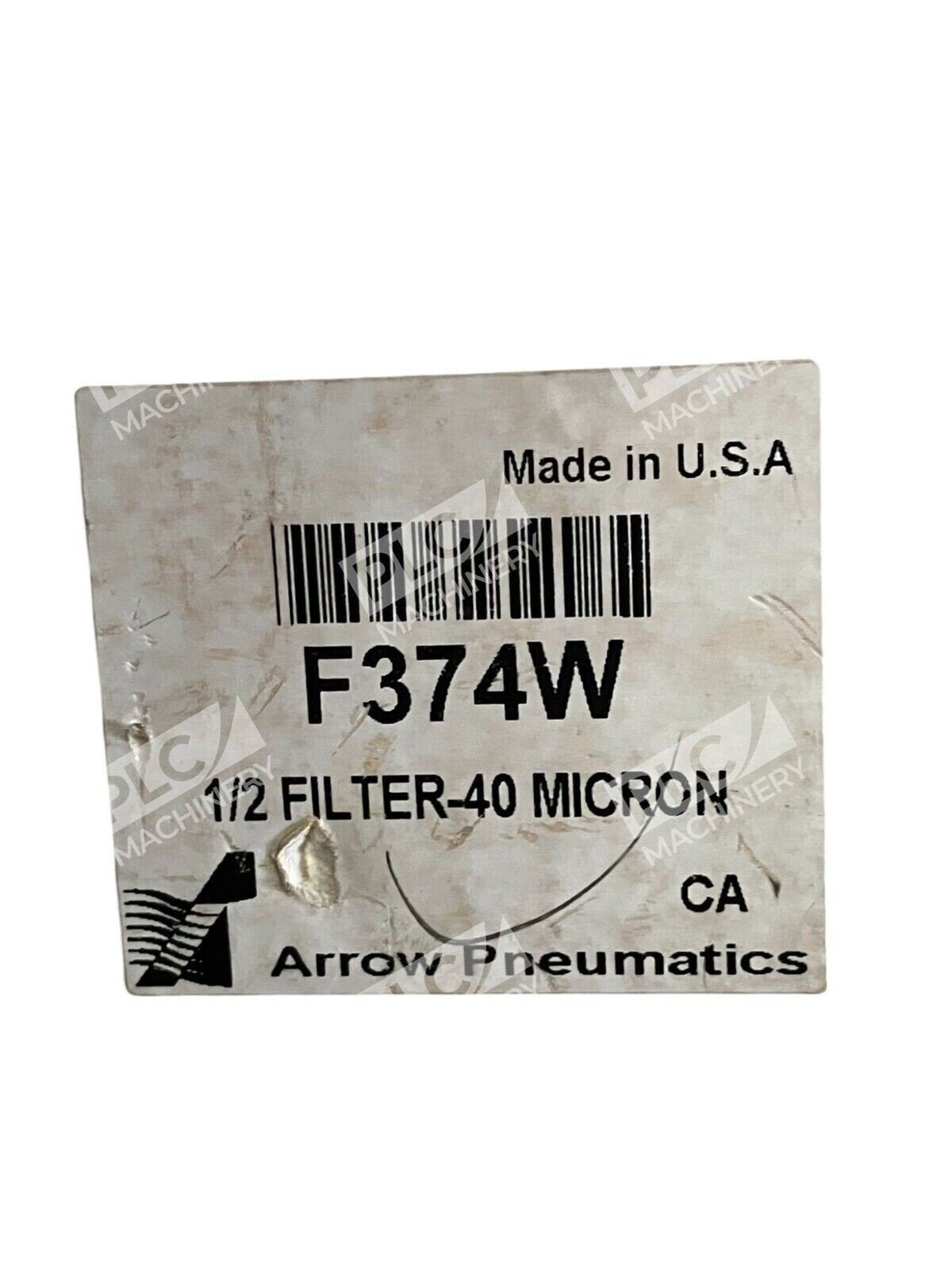 Arrow Pneumatics F374W 1/2 Filter-40 Micron - Image 2