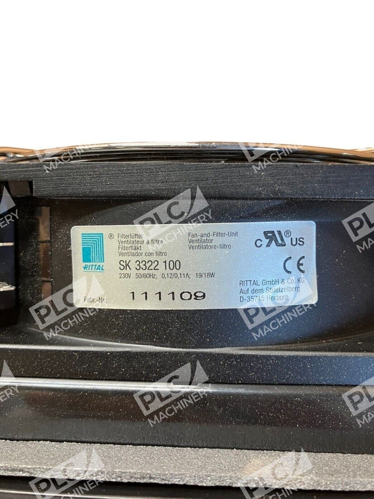 Rittal SK 3322 100 230V 50/60Hz 0.12/0.11A 19/18W 111109 - Image 2