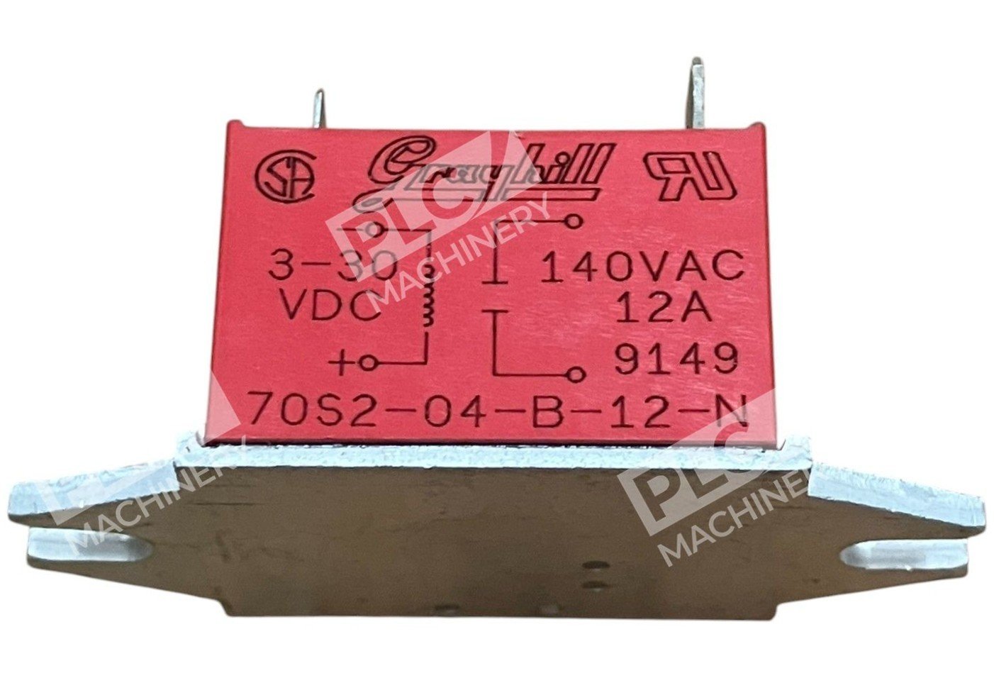 Grayhill 3-30VDC 140VAC 12A 9149 Solid State Overload Relay 70S2-04-B-12-N