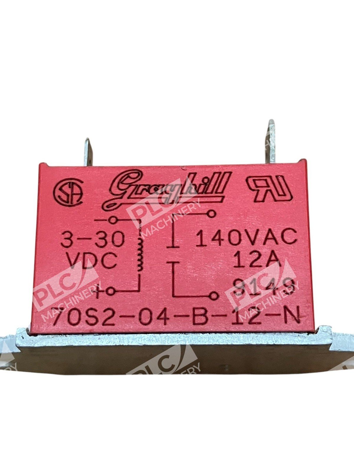 Grayhill 3-30VDC 140VAC 12A 9149 Solid State Overload Relay 70S2-04-B-12-N - Image 2