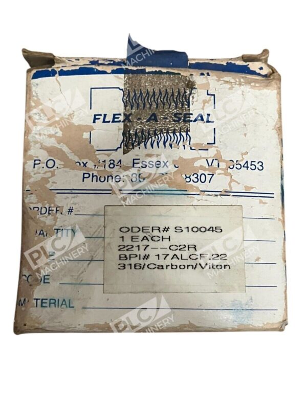 Flex-A-Seal 2217-C2R BPI# 17ALCF.22 316/Carbon/Viton S10045 - Image 2