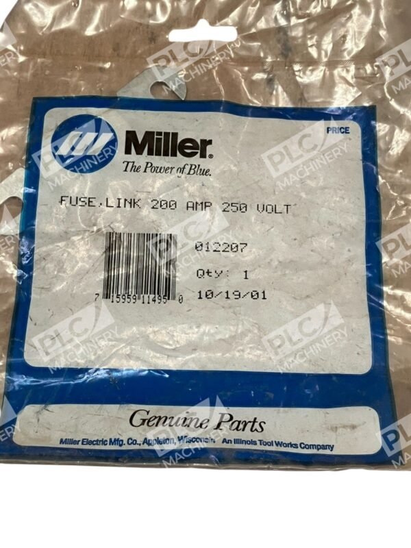 Miller The Power Of Blue 200A 250V Fuse Link 012207 - Image 2