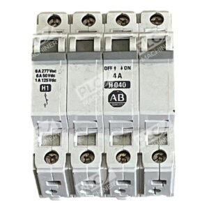 Allen Bradley Circuit Breaker 4A 1492-CB3-H040 /B w/ 1492-ACB-H1 /B