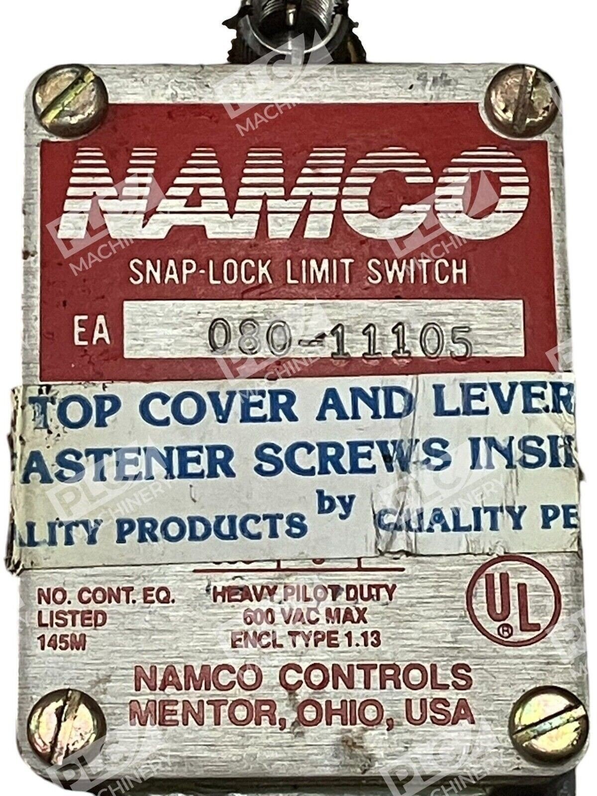 Namco Snap-Lock Limit Switch EA080-11105 - Image 2