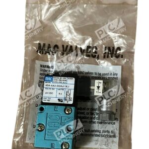 MAC Solenoid Valve 45A-AA2-DDAJ-1KJ w/ Peters Indu-Produkt Connector GIC3YD