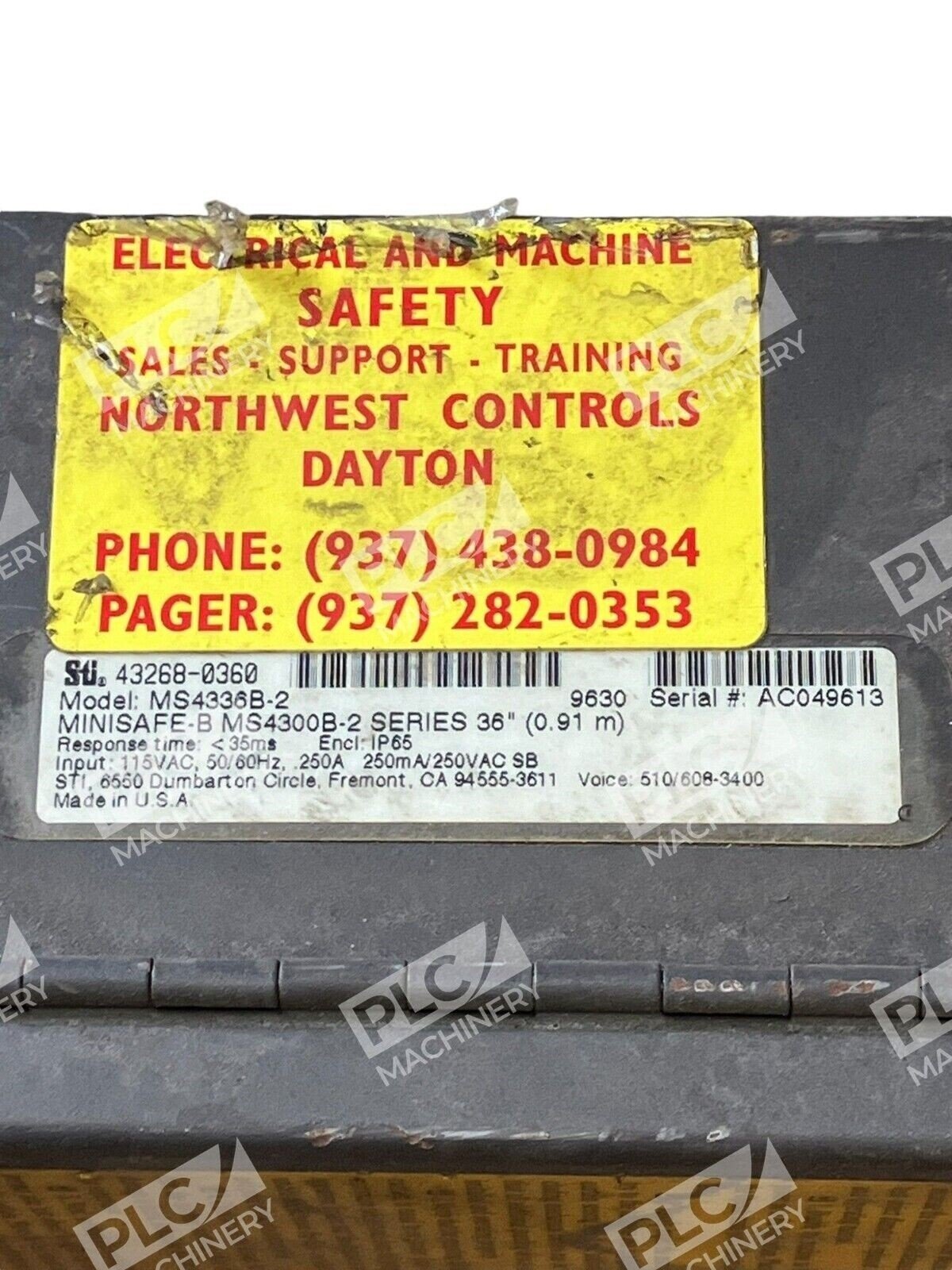 Sti 43268-0360 Minisafe-B MS4300B-2 MS4336B-2 - Image 2