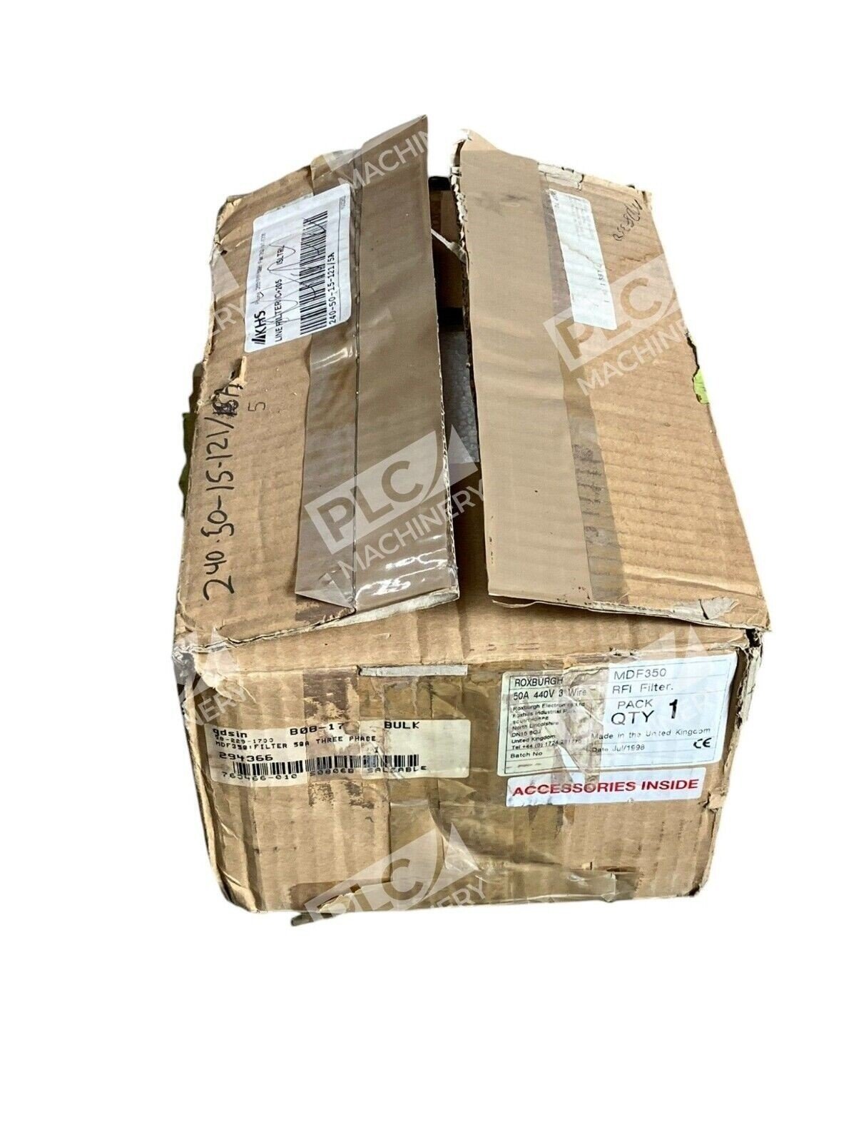 Roxburgh 50A 440V 3 Wire RFI Filter MDF350