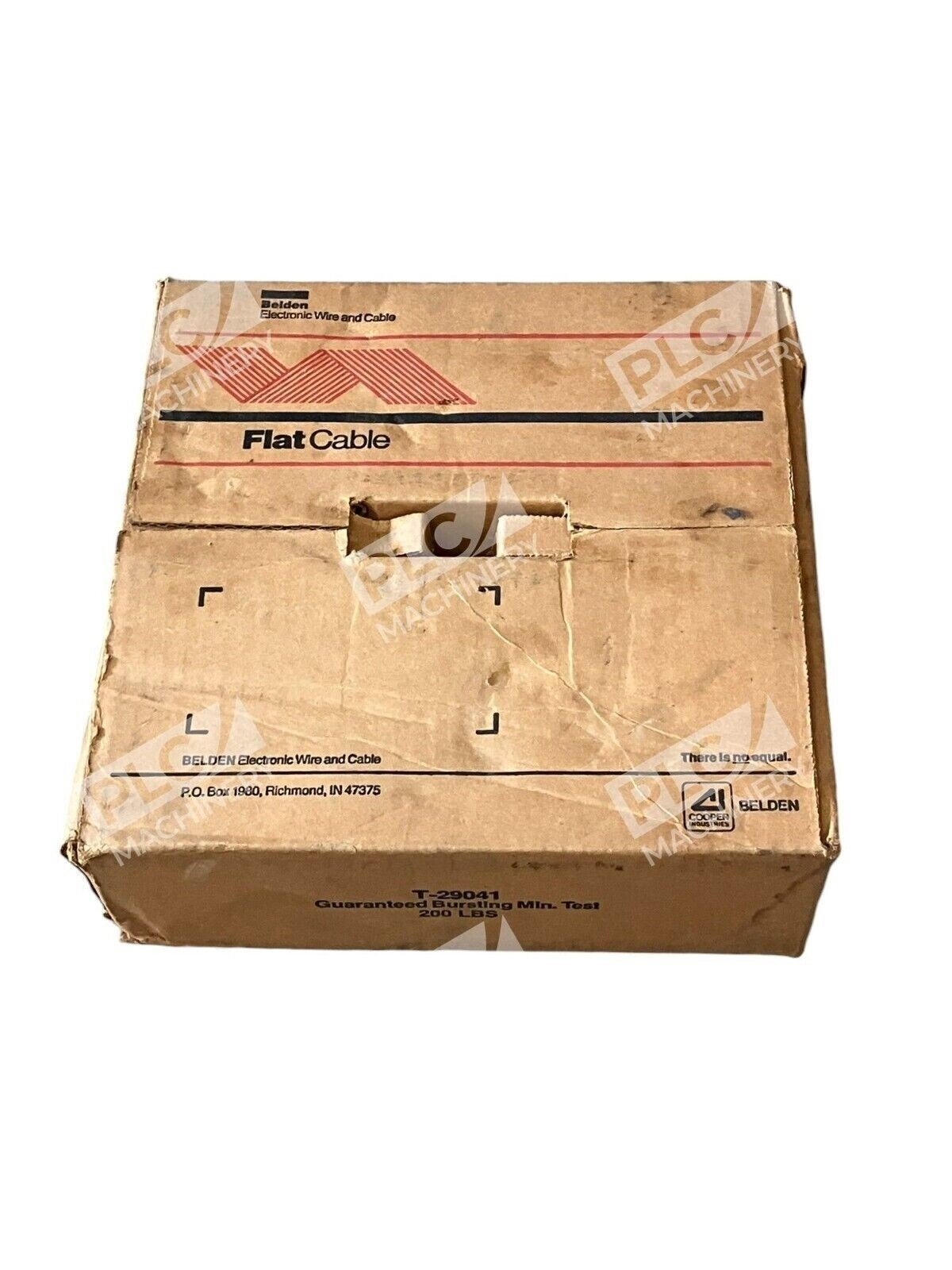 Belden Flat Cable 100Ft Grey 9L28050 H-100 008
