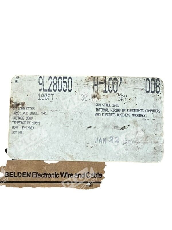 Belden Flat Cable 100Ft Grey 9L28050 H-100 008 - Image 3