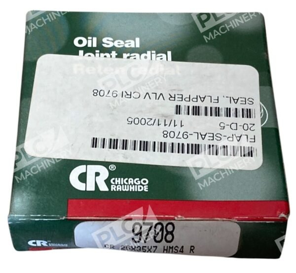 CR Chicago Rawhide CR 25X35X7 HMS4 R Joint Radial Oil Seal 9708 (lot of 2)