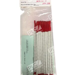 Brady .109-.133 Clip-Sleeve Wire Markers SCN-10-R