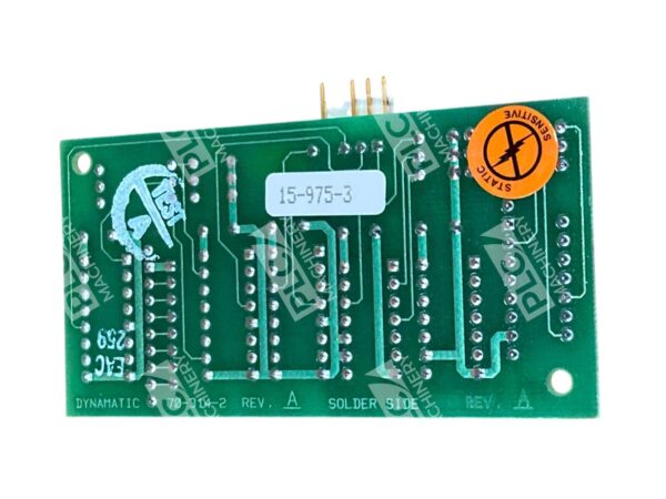 Dynamatic 70-314-2 Rev A P-0D Circuit Board 15-975-2 - Image 3