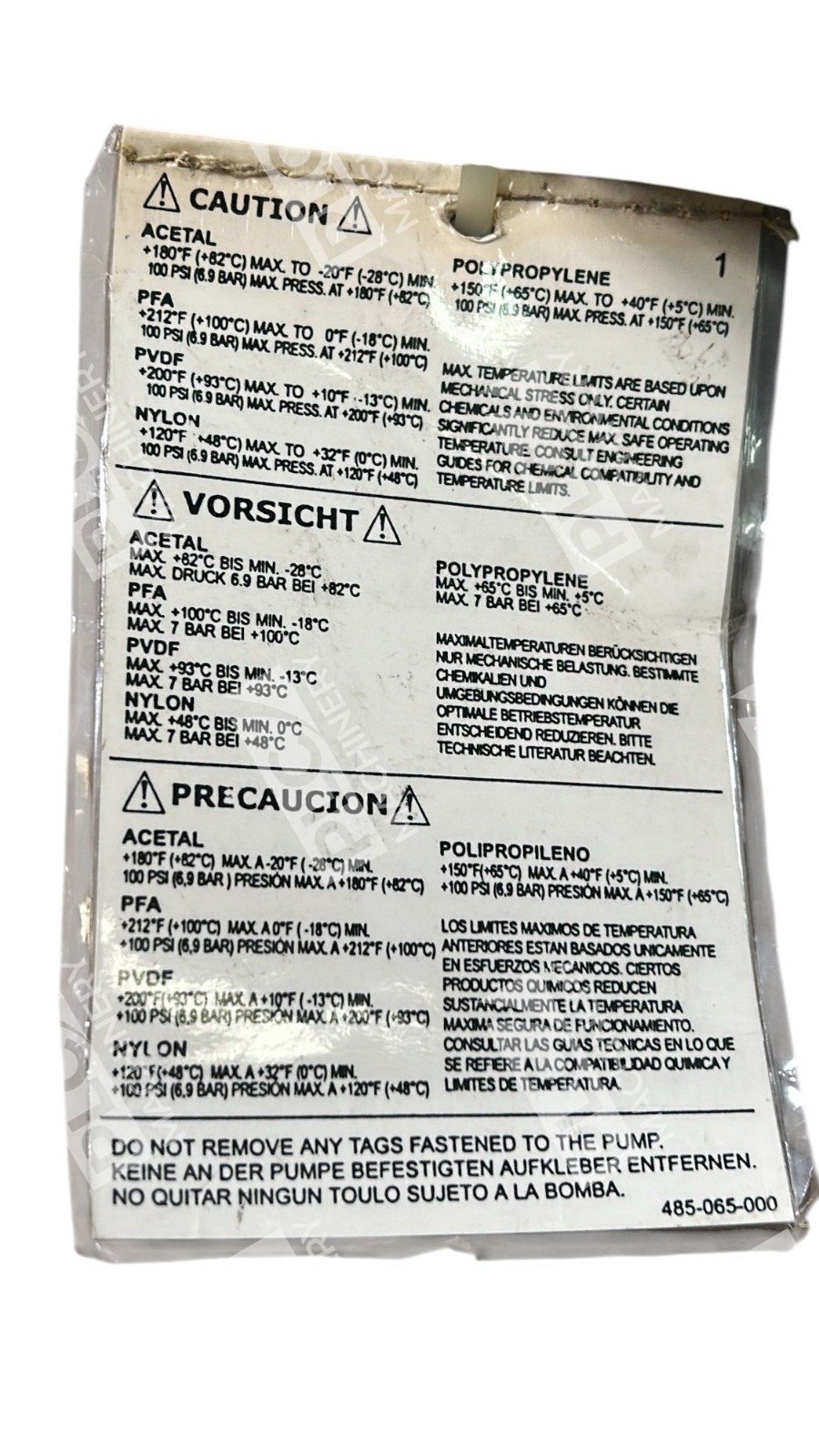 Pneumatic Flange Mount Pipe 518-036-551 - Image 6