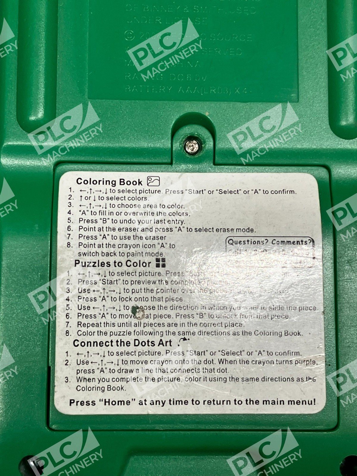 Crayola 4X AAA Battery Electronic Coloring Book - Image 3