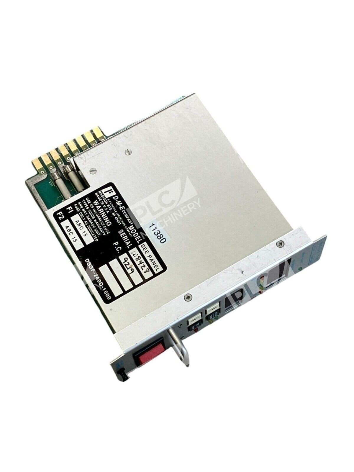 DME Fairchild Temperature Controller 240VAC 15A DSSF-240D-1500 DSS-15-G