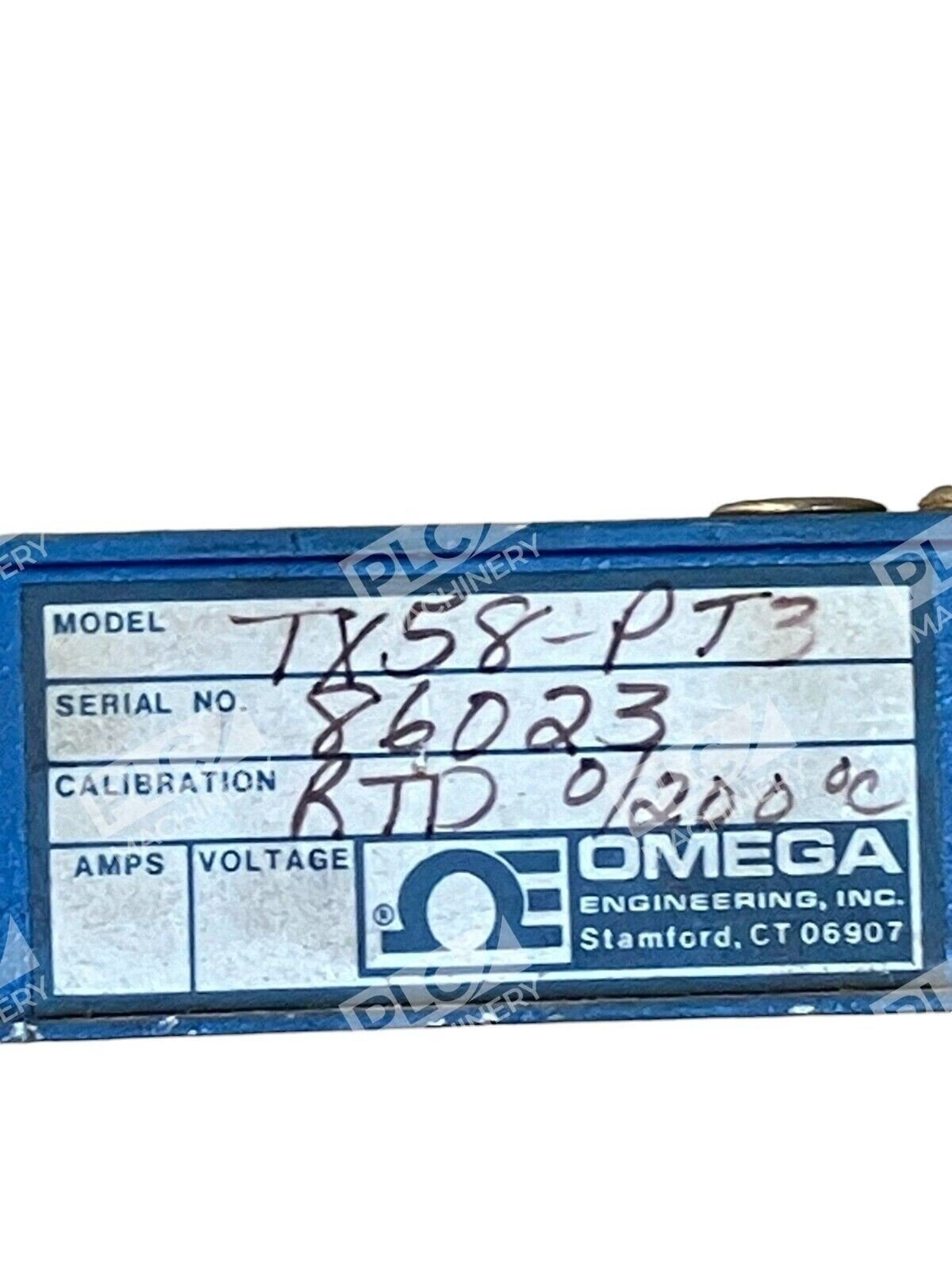 Omega Engineering RTD Transmitter TX58-PT3 - Image 3