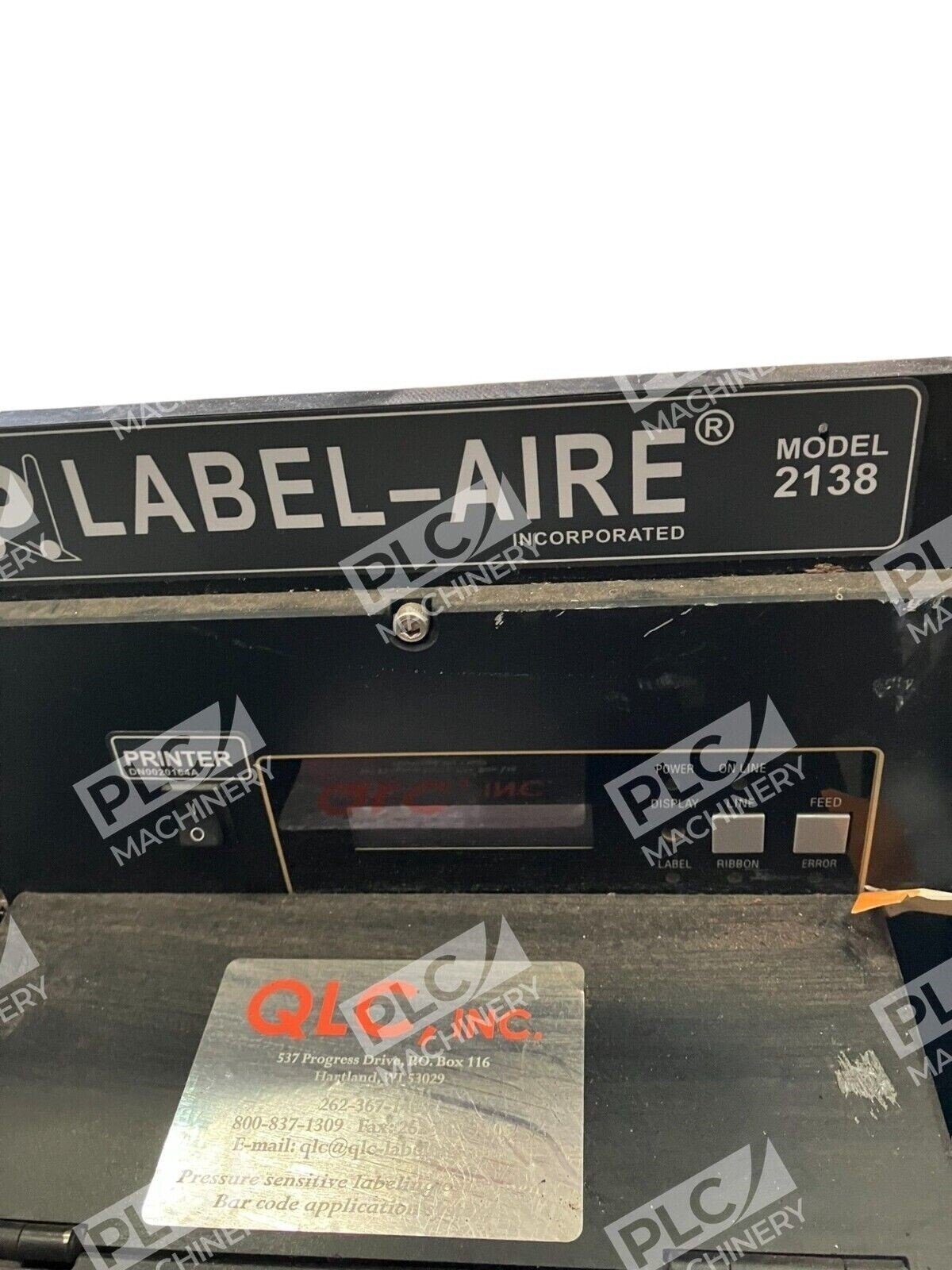 Label-Aire 115V 60Hz 5A 1Ph 2138-98 - Image 3
