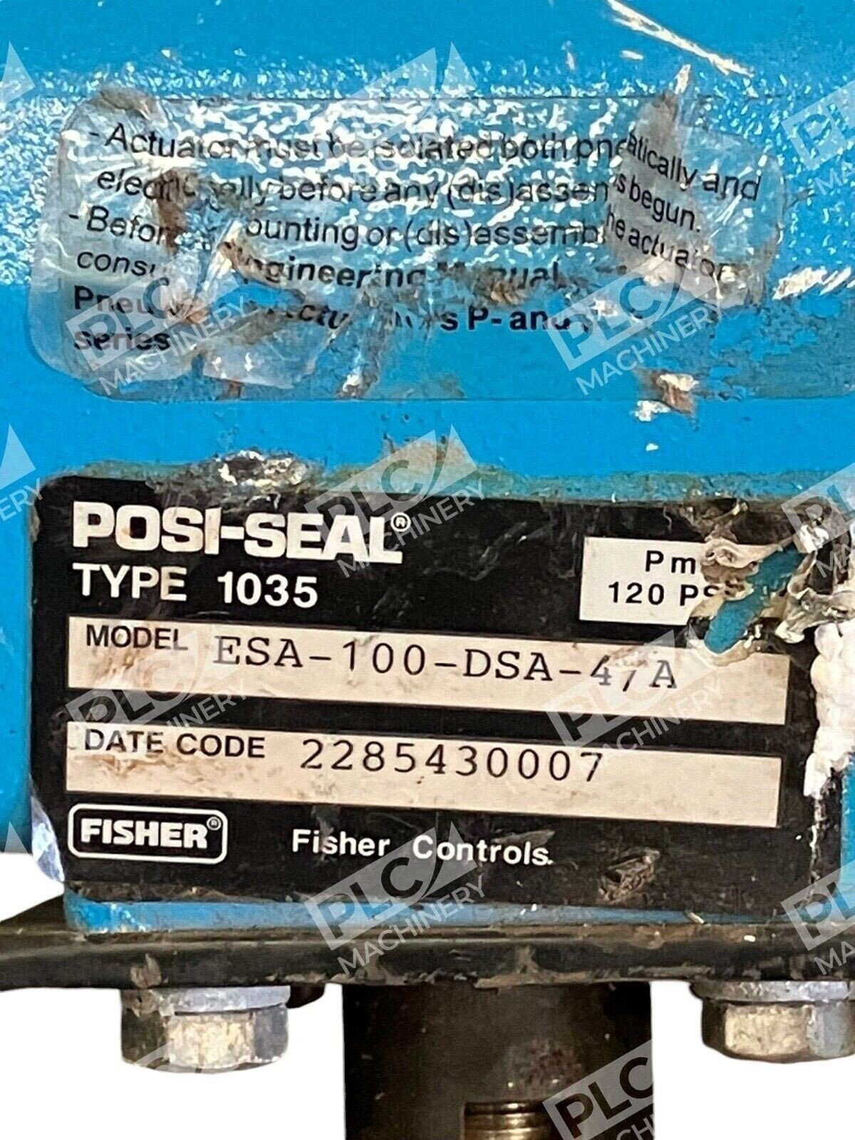 Emerson ESA-100-DSA-4/A w/ TopWorx Switchpak SSPXEU2GRN00 w/ Apollo 87A10801 - Image 2
