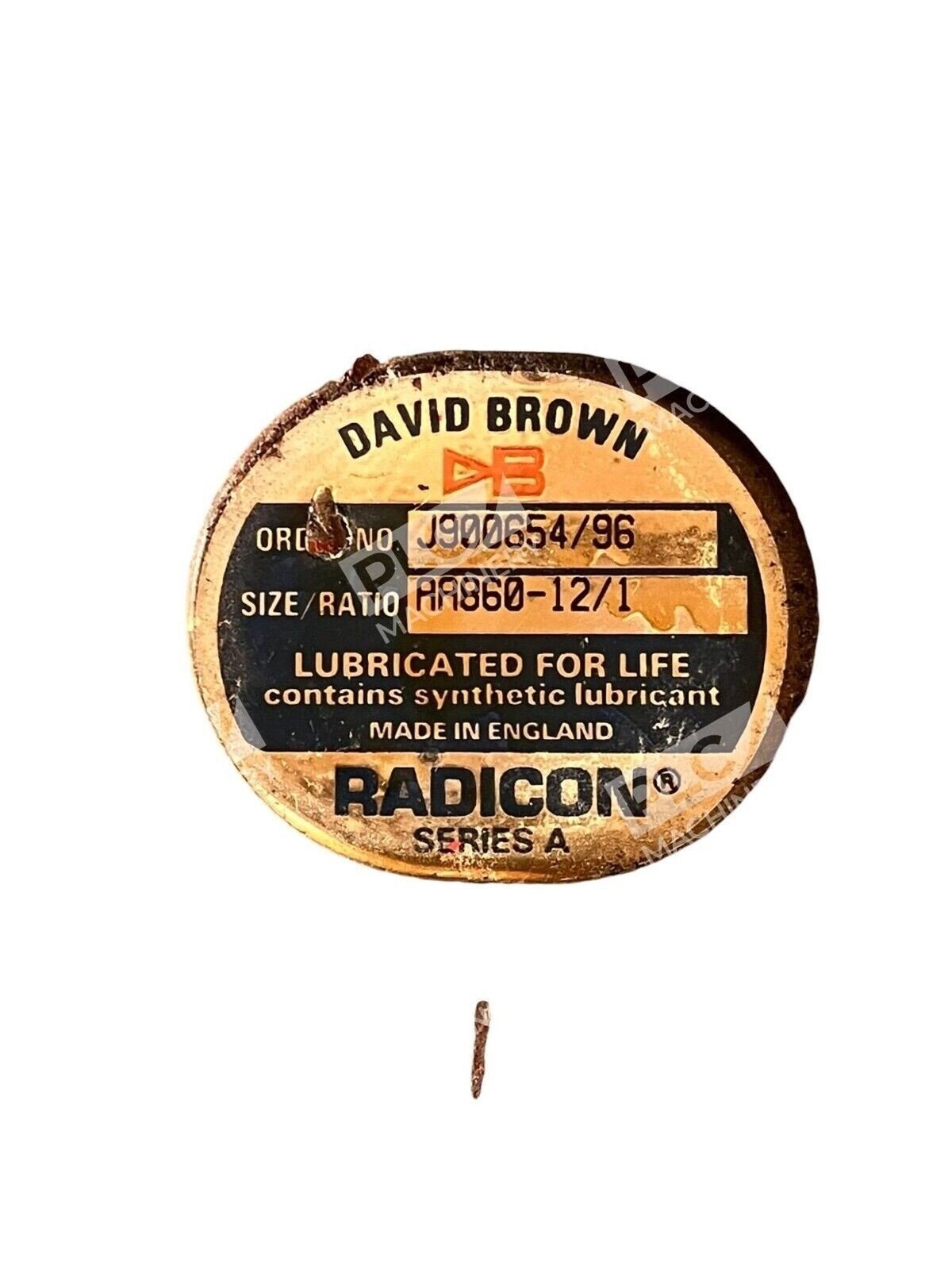 Radicon David Brown Series AA860-12/1 J900654/96 - Image 2