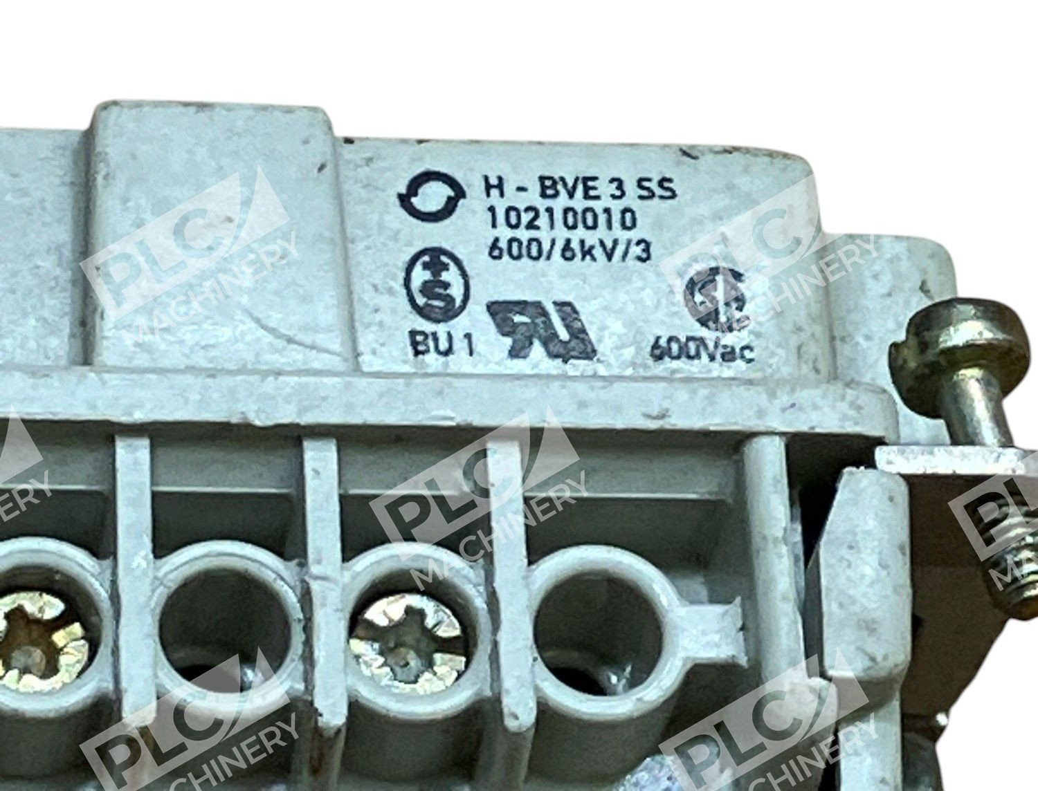 Lapp H-BVE3SS 600/6kV/3 600VAC BU1 Connector Plug 10210010 - Image 2