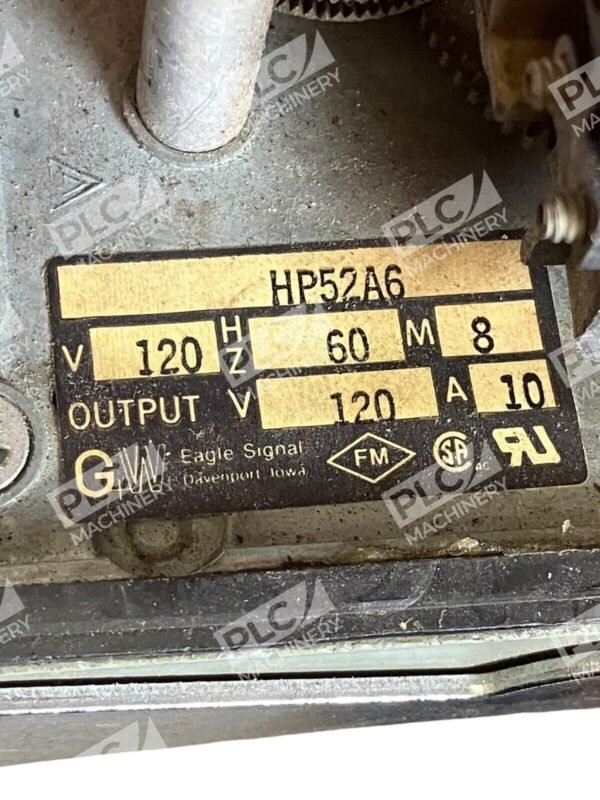Eagle Signal GW Cycl-Flex 0-150sec 120V 60Hz 10A 120V 8M HP52A6 - Image 2