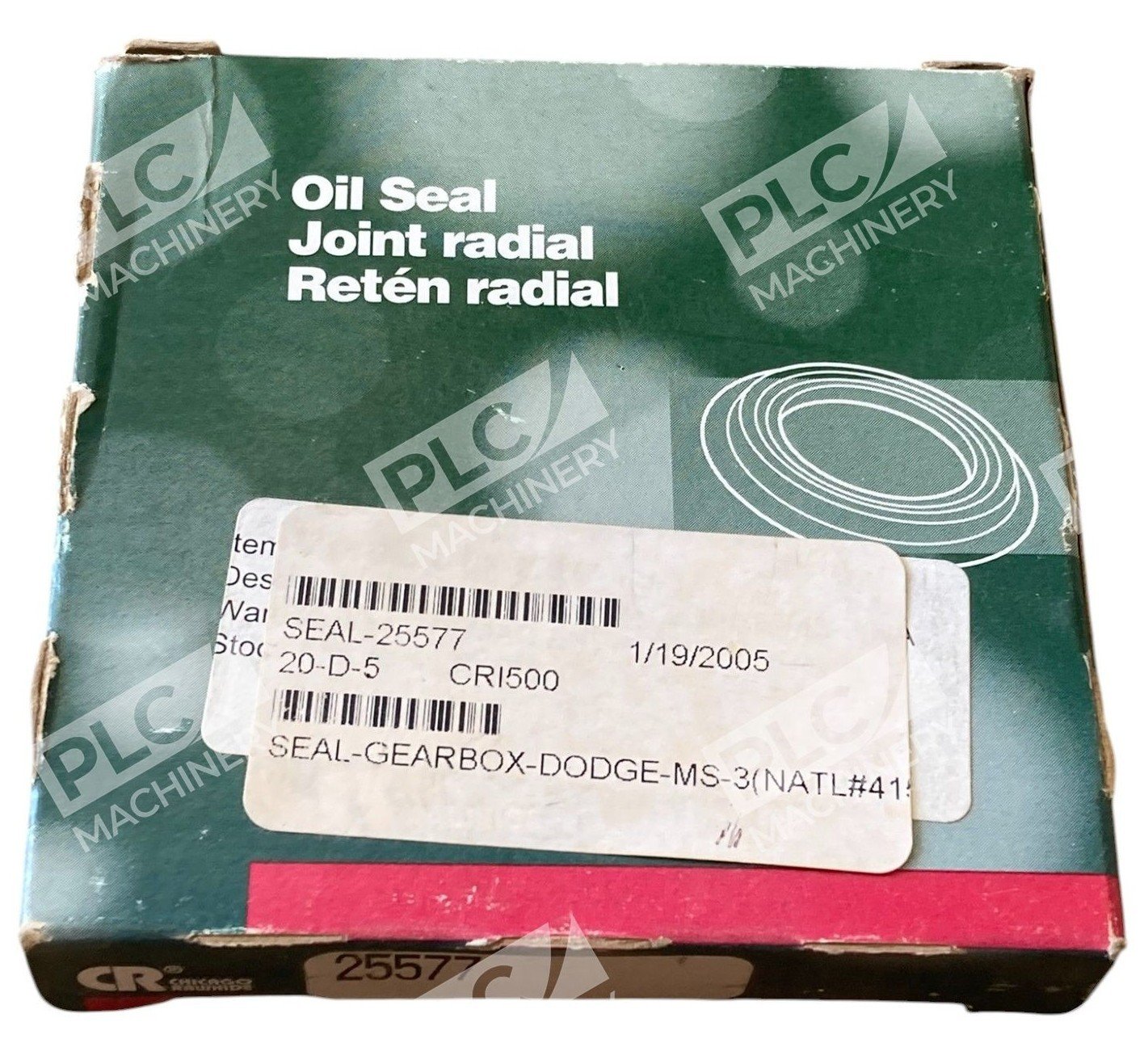 CR Chicago Rawhide CR-25577 Joint Radial Oil Seal 25577 - Image 2