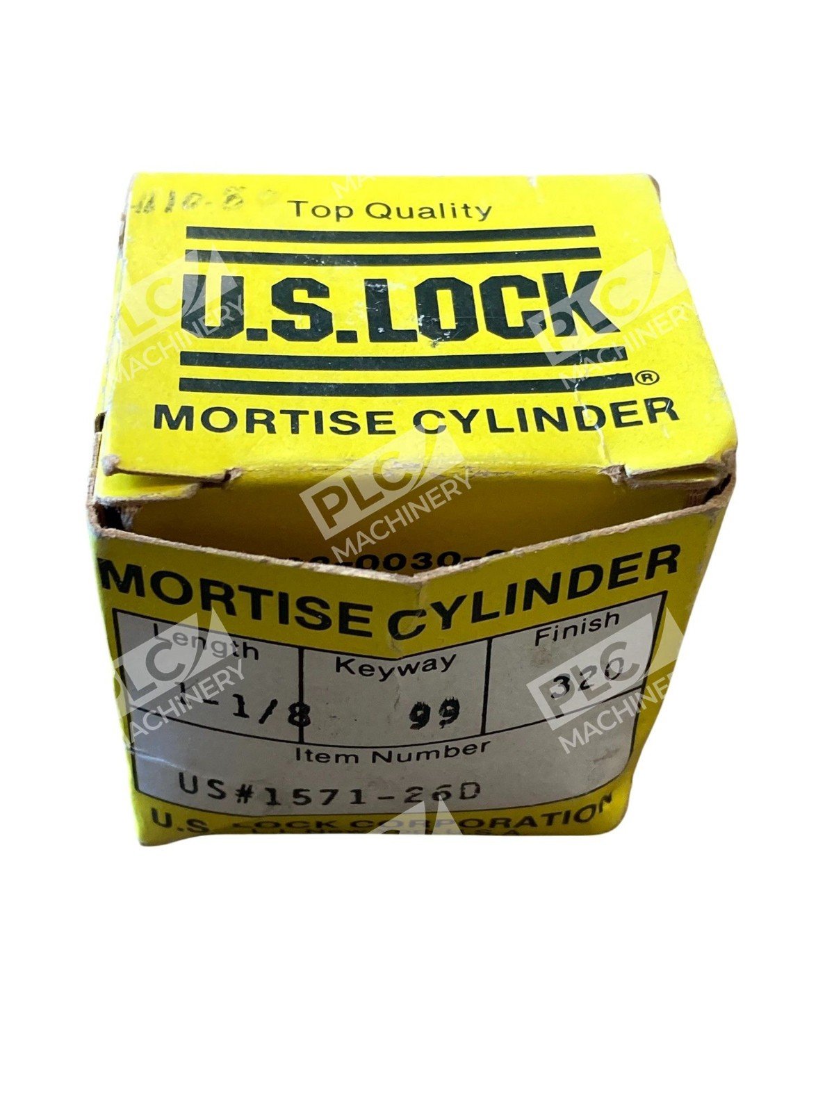 U.S. Lock 1571-26D Length 1-1/8" Keyway 99 Finish 320 Mortise Cylinder Lock - Image 2
