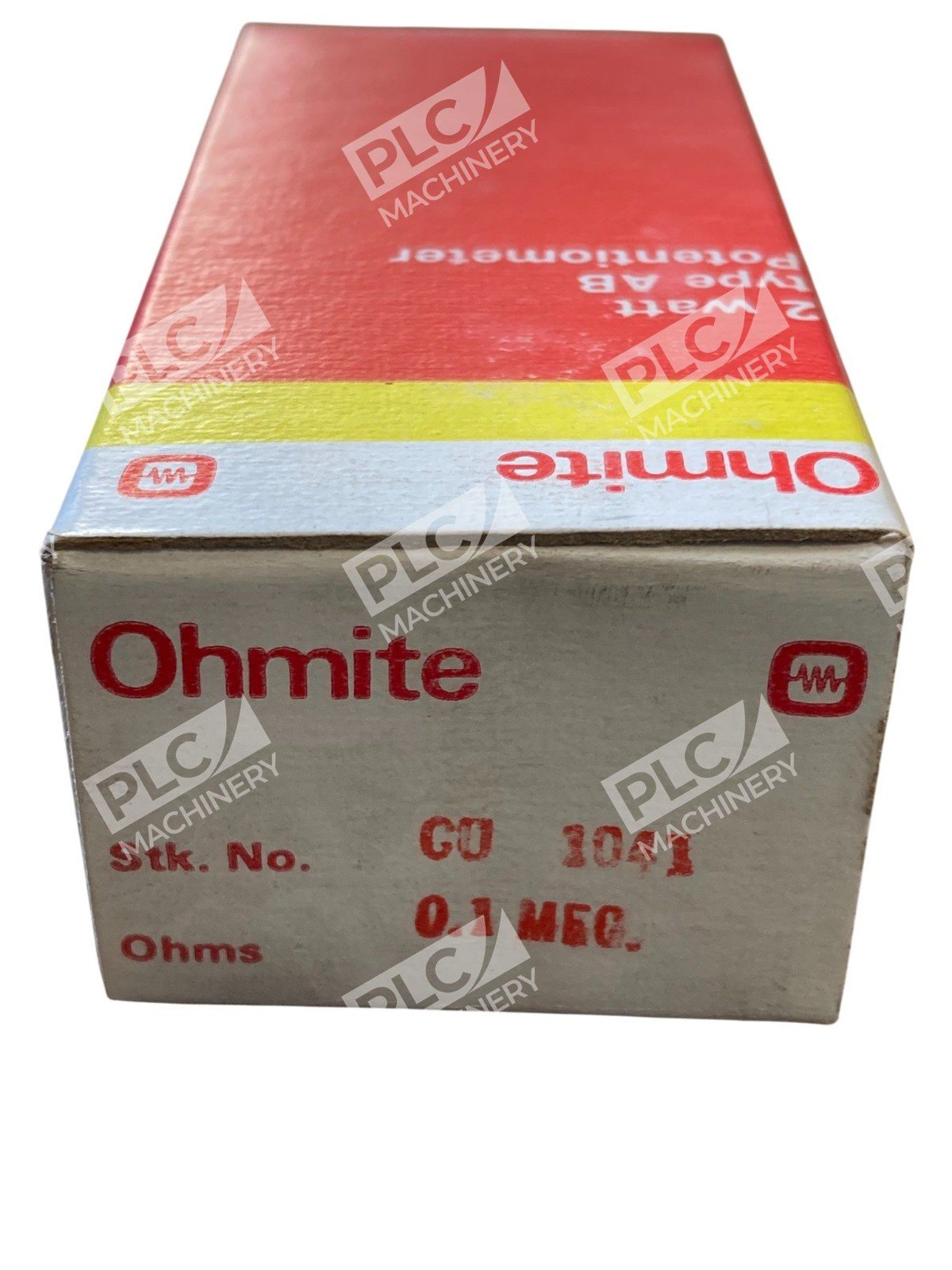 Ohmite CU-1041 Type AB Wirewound Potentiometer 100KΩ 2W Panel Mount - Image 3