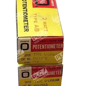 Ohmite CU-7511 Type AB U-Linear Potentiometer 750 Ohms 2W Box of 2