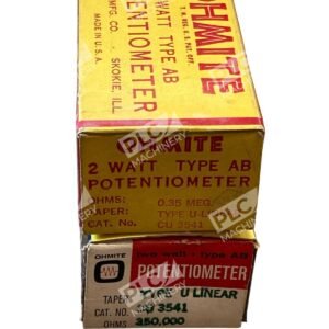 Ohmite CU-3541 Type AB U-Linear 350K Ohms 2W Potentiometer Box of 2