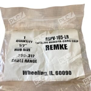 Remke RSPV-105-LR Valox Straight Cord Grip with Locknut & O-ring