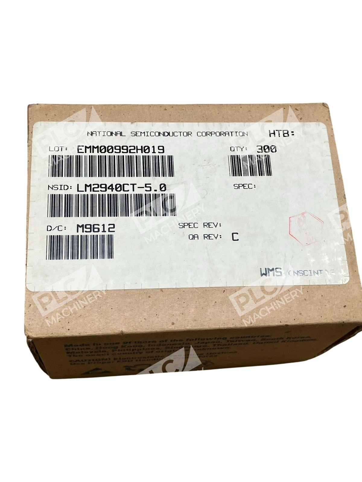 National Semiconductor LM2940CT-5.0 Linear Voltage Regulator IC One Box of 300