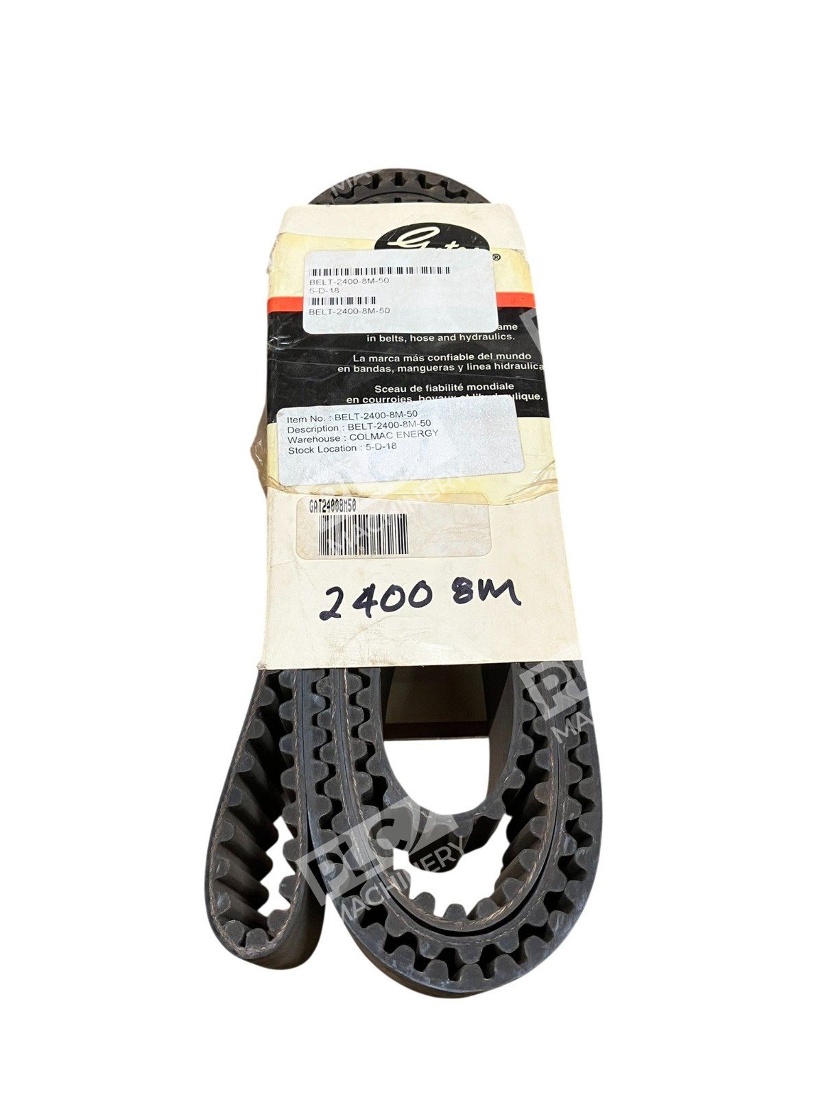 Gates BELT-2400-8M-50 PowerGrip Synchronous HTD Metric Timing Belt