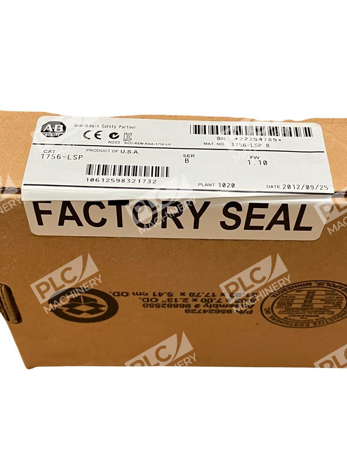 Allen-Bradley 1756-LSP Series B Guardlogix Safety Partner Controller Module - Image 3