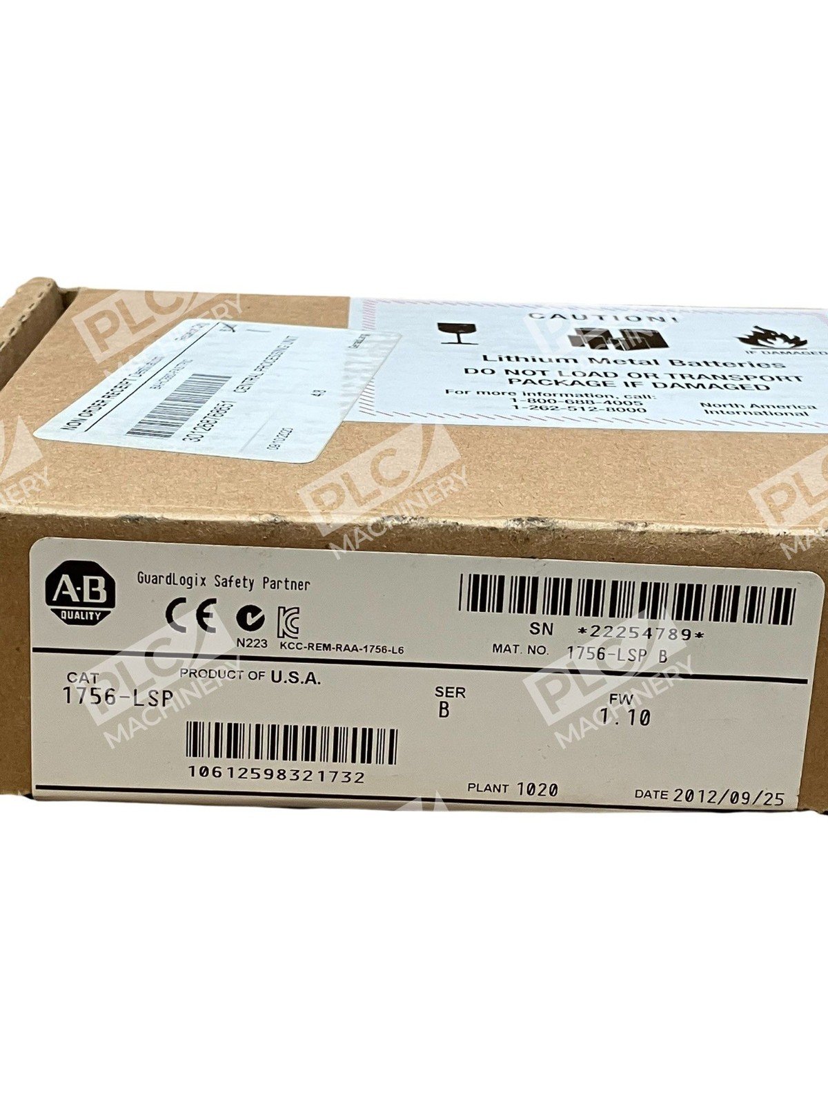 Allen-Bradley 1756-LSP Series B Guardlogix Safety Partner Controller Module - Image 8