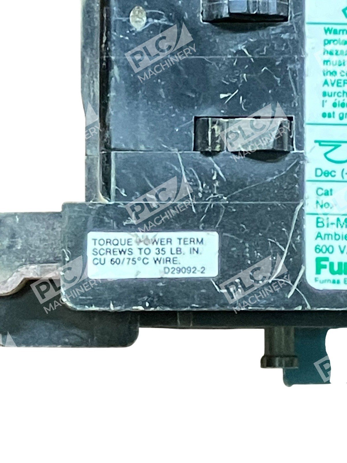 Furnas 600VAC Bi-Metal OL Relay 48EC38AA6 - Image 8