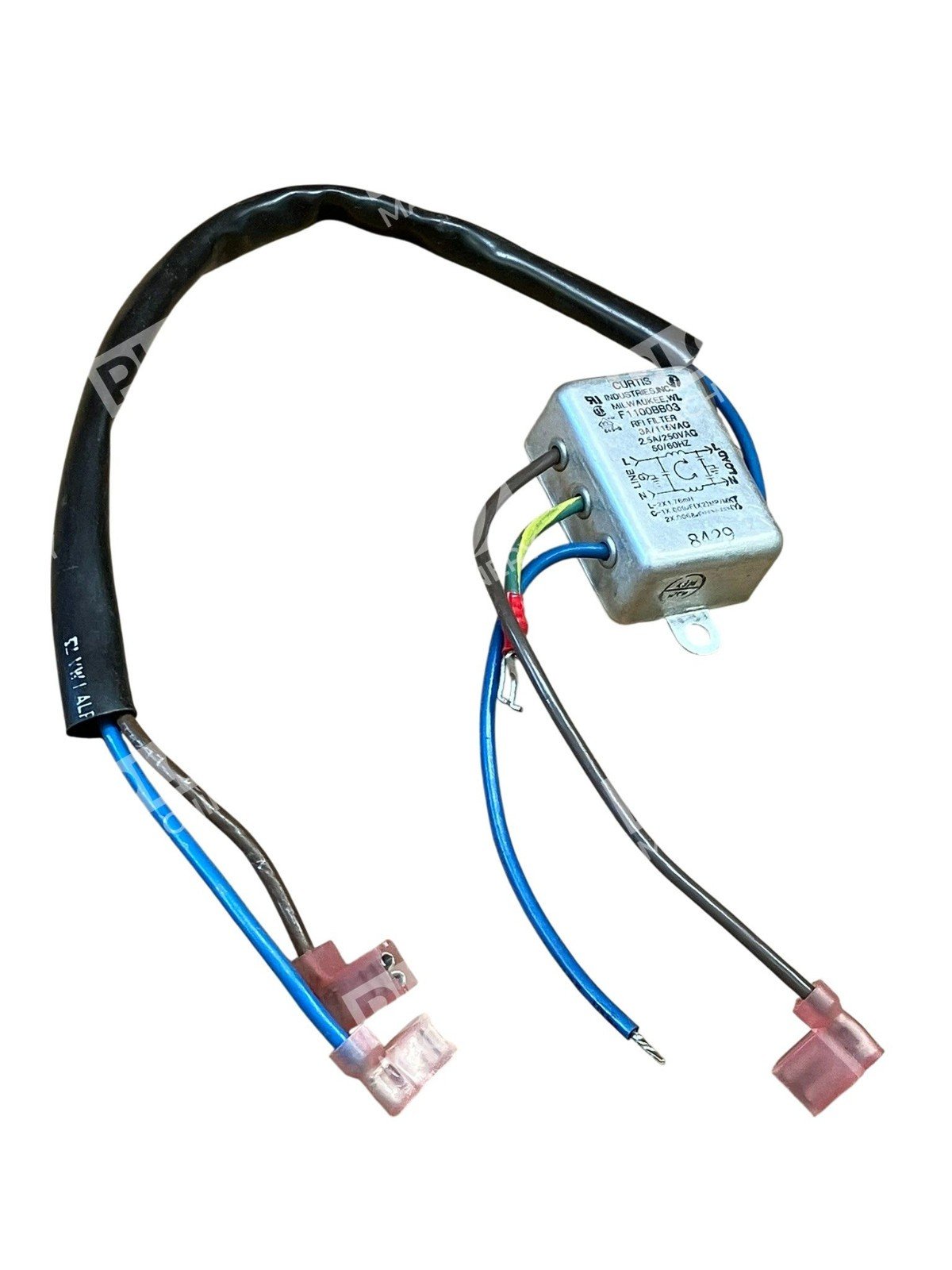 Curtis Industries F1100BB03 RFI Filter 50/60 Hz 250 VAC at 2.5 A - Image 4