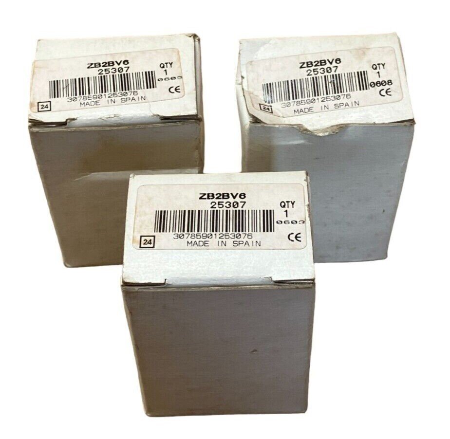 Telemecanique ZB2BV6 Pilot Light Module (lot of 3)