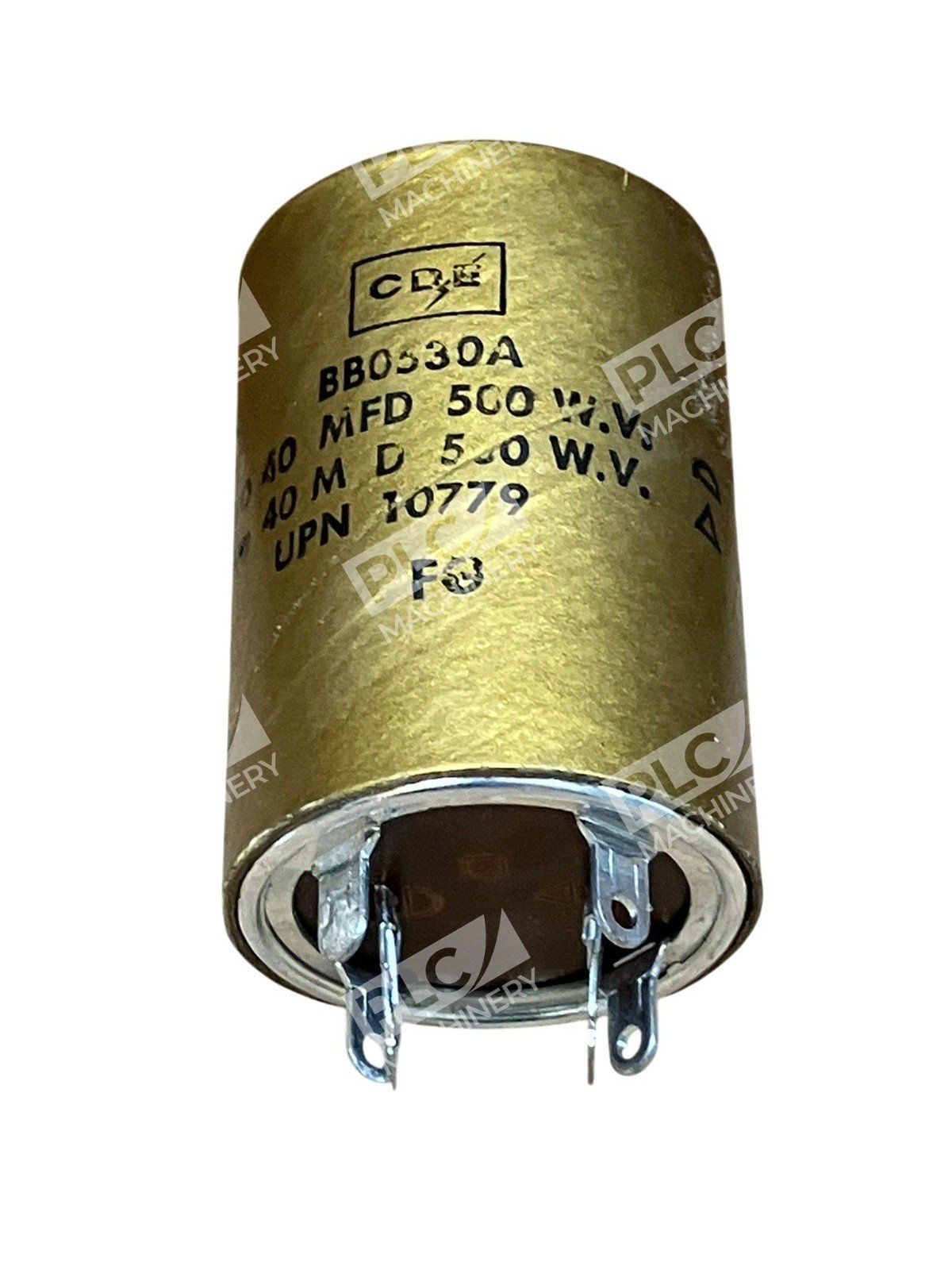 CDE BB0530A Multi-Section Electrolytic Capacitor 10µF + 40µF 500V UPN 10779 - Image 5