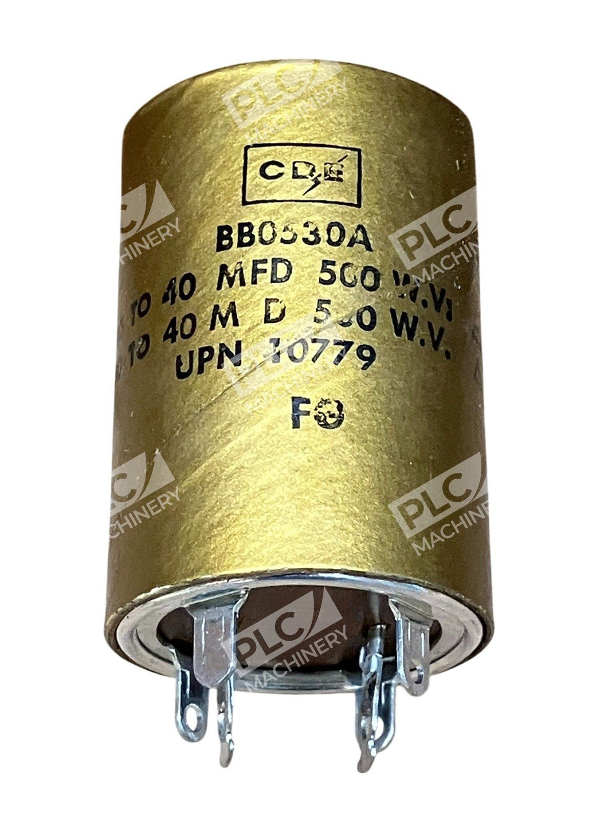 CDE BB0530A Multi-Section Electrolytic Capacitor 10µF + 40µF 500V UPN 10779 - Image 7