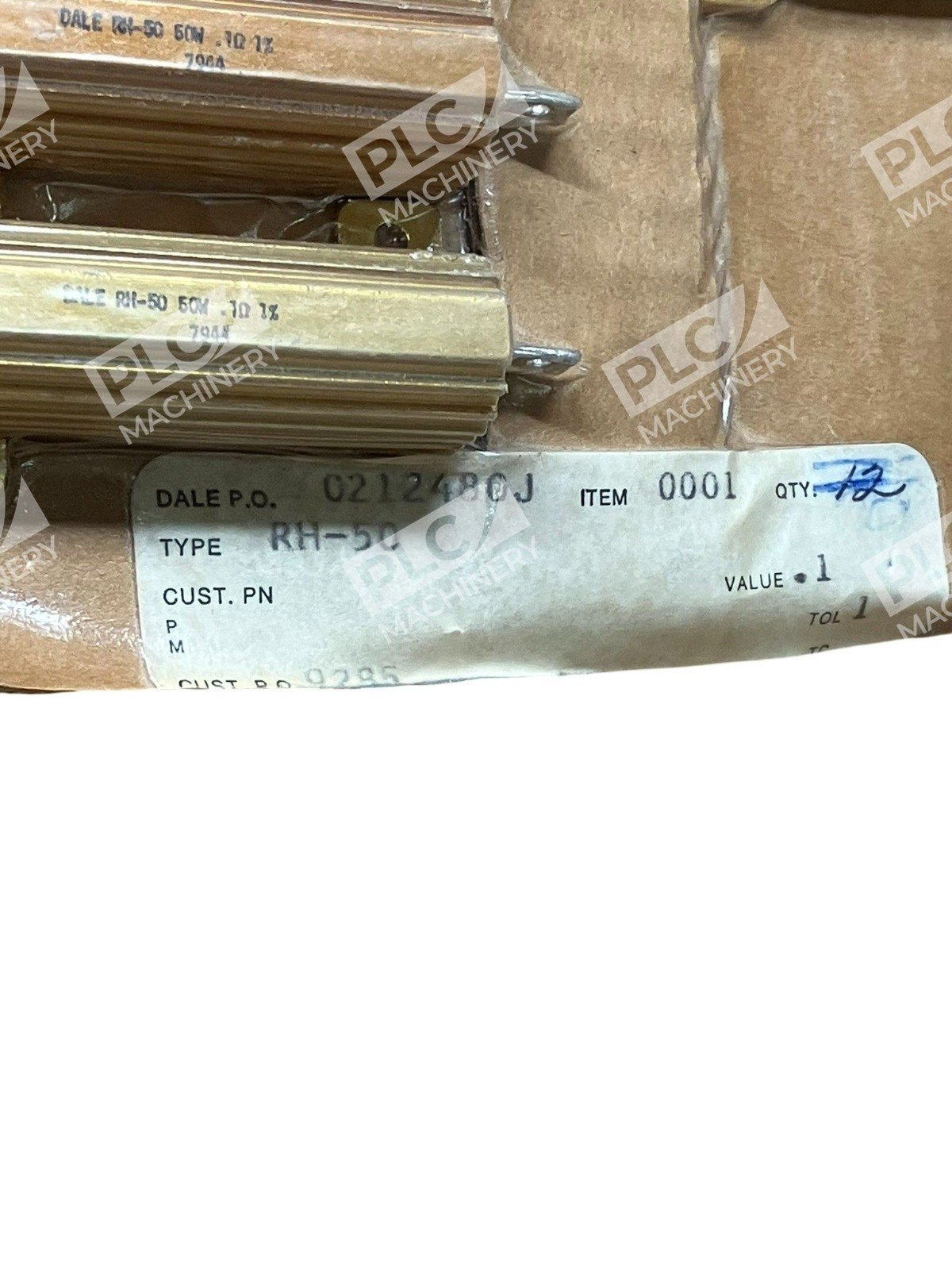 Vishay Dale RH-50 Wirewound Resistor 50W 10Ω 1% Aluminum Chassis Mount Lots of 9 - Image 2
