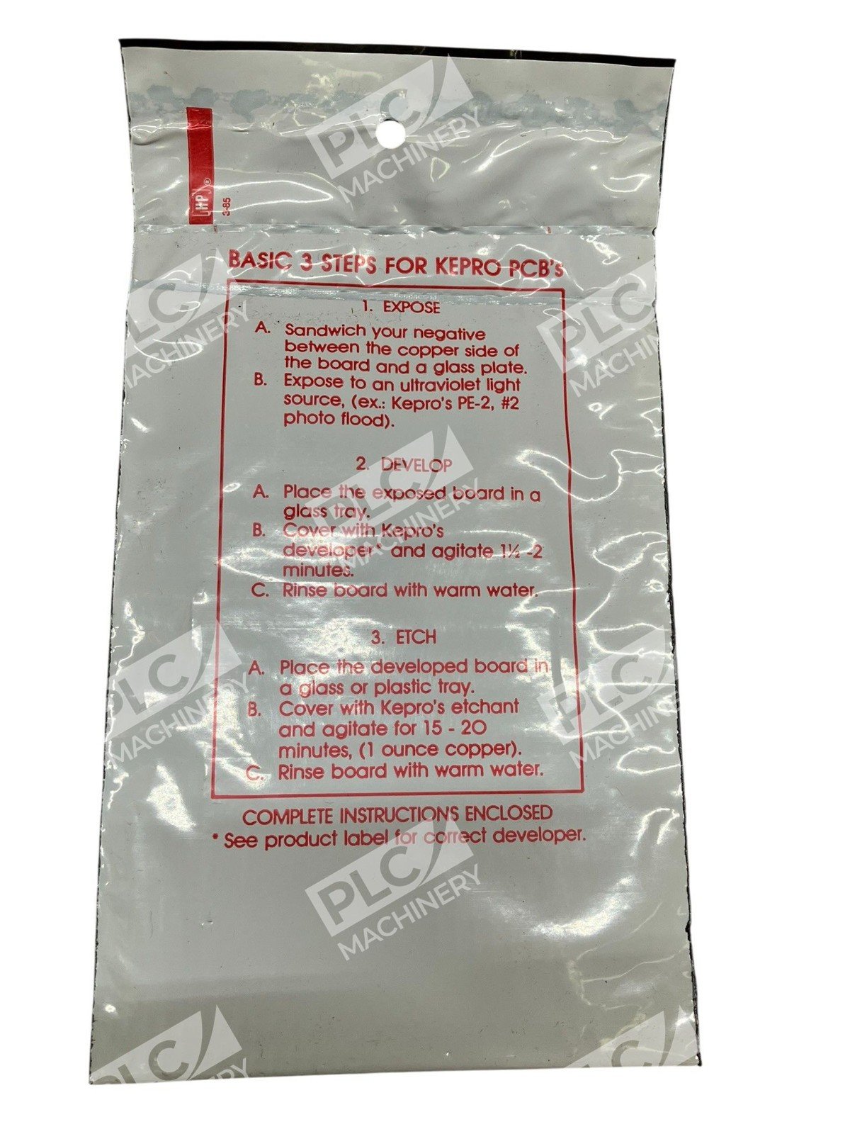 Kepro 51-36G Copper Clad Laminate 3"x6"x0.062" FR-4 1oz 1-Side - Image 2