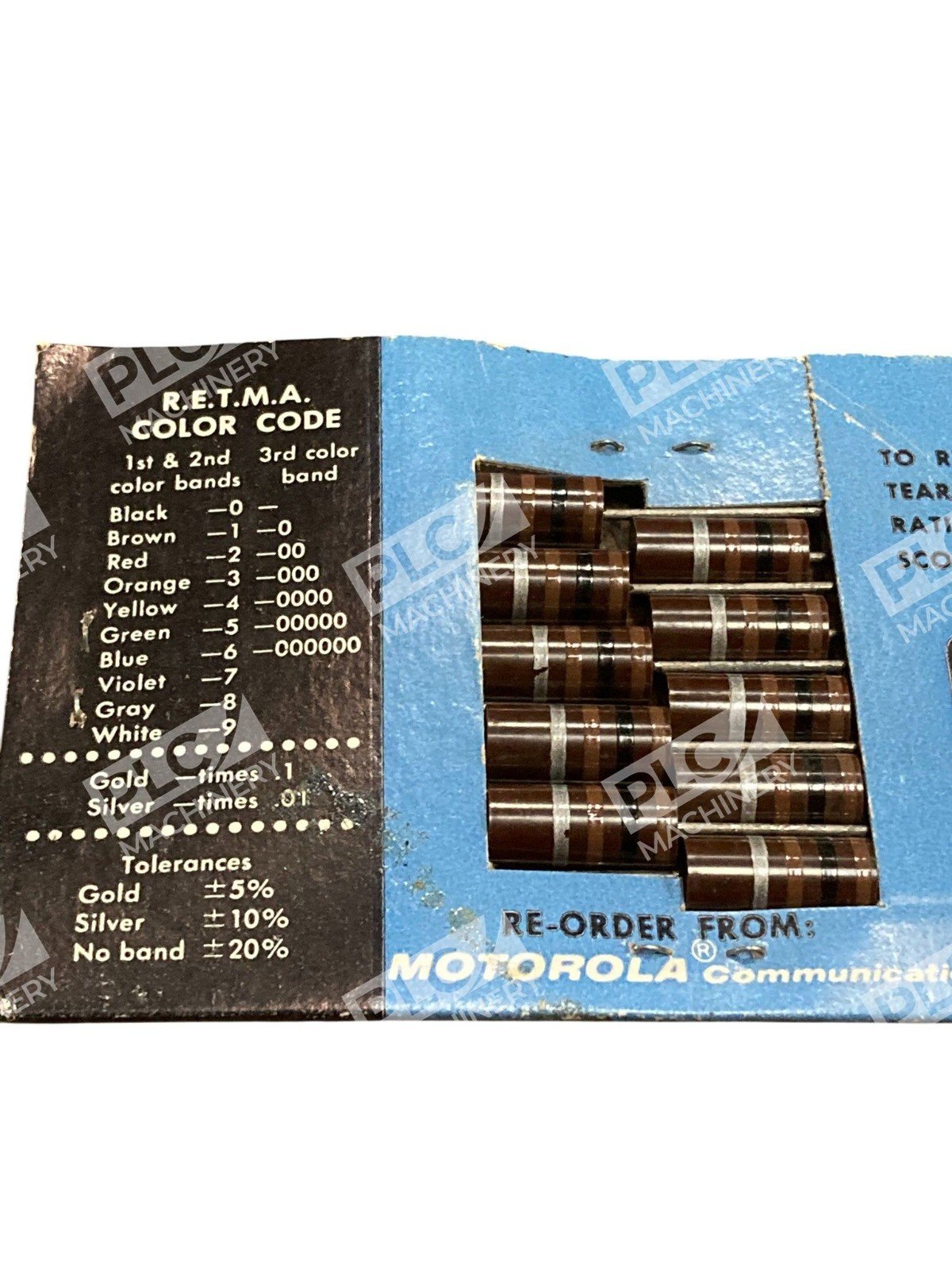 Motorola 6-3963 Carbon Comp Resistor File Vintage 100Ω 10% 2W Pack of 10 - Image 2